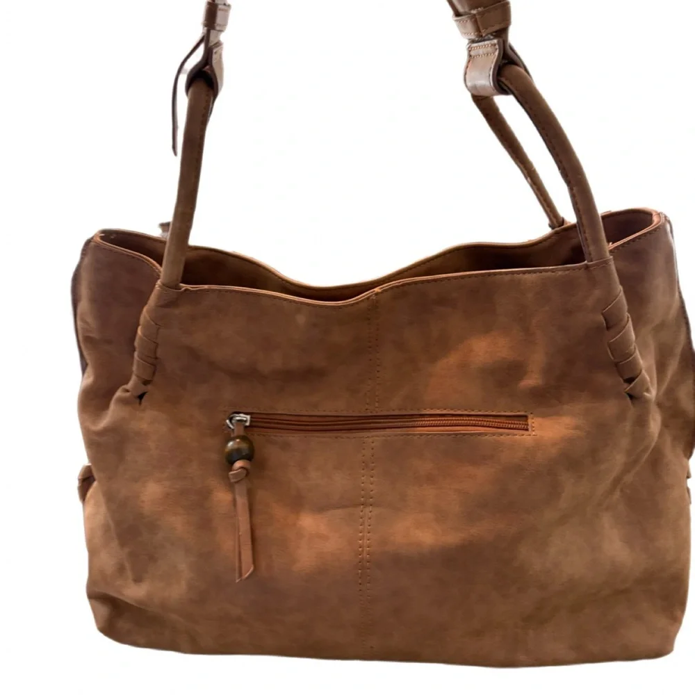 Kenzie Bag Brown Patchwork Design - Picture 2 of 11